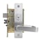 Trans Atlantic Co. DXML Series Brushed Chrome Grade 1 Privacy Mortise Door Lock Handle with Escutcheon Left-Handed Lever DL-DXML40SELH-US26D - alternate 5